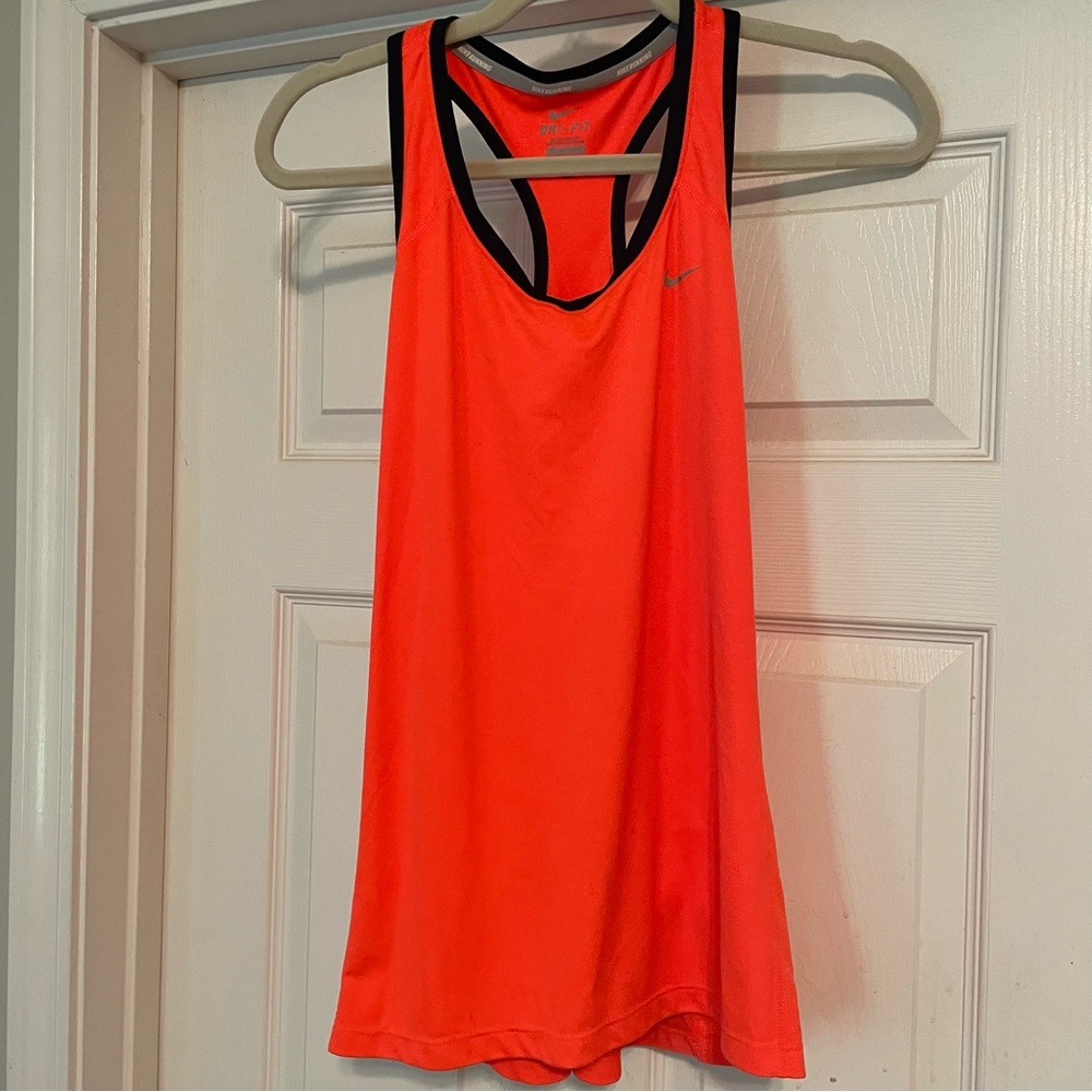 Nike Women's Vibrant Orange Tank Top